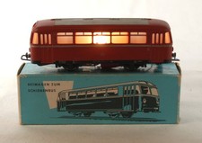 Märklin 4018 sidecar per bus ferroviario 3016 * con 💡 luce * in confezione originale blu chiaro