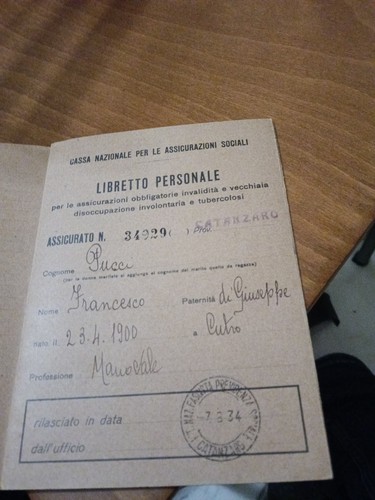Libretto personale lavoro - personale,