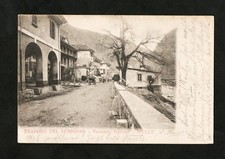 CARTOLINA -  PIEMONTE - VERBANIA - TRAFORO DEL SEMPIONE - VERSANTE ITALIANO -