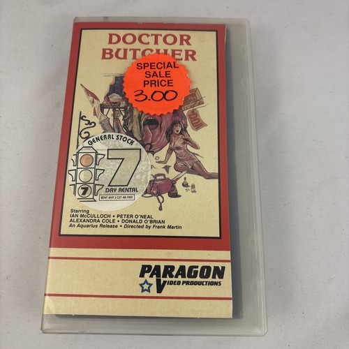Doctor butcher vhs - ,