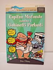 Book libro CAPITAN MUTANDA contro gabinetti parlanti DAV PILKEY 2000 PIEMME