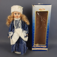 Bambola Porcellana Le Principesse Abito Velluto Pizzo Old Fashion Vintage 1980
