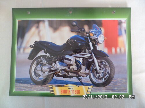 Carte fiche moto bmw - carte,