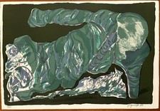 UGO MAFFI +Litografia + 1973+ 65x45 cm. - es. 29/60+ Lodi+ Graphis Arte