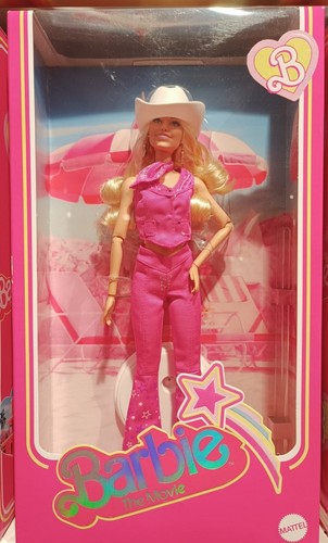 Barbie pink cow girl western - pink,