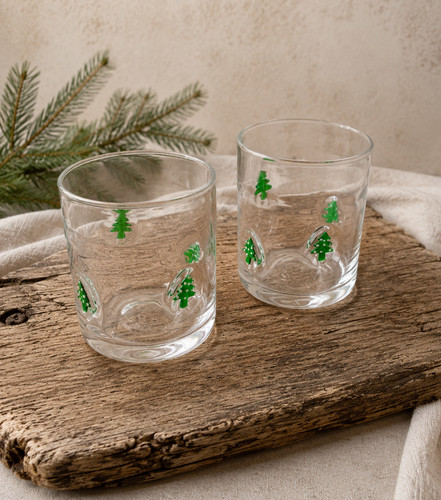 Set bicchieri icona - set, albero