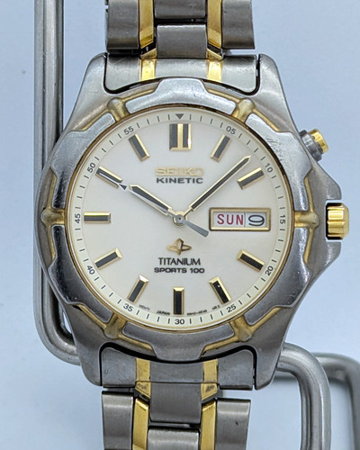 Seiko kinetic titanium sports - titanium,
