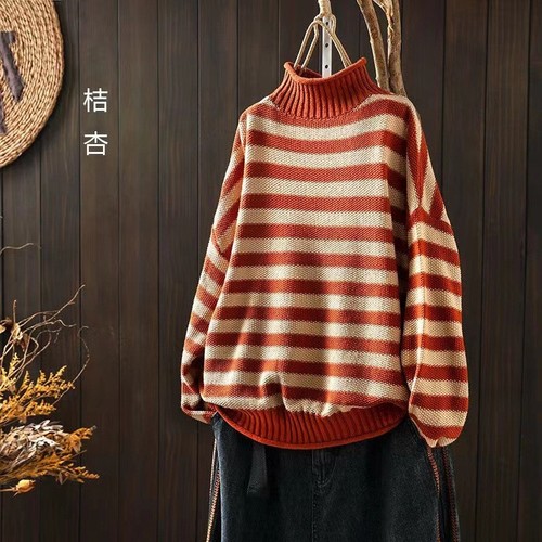Maglione donna righe semi - donna,