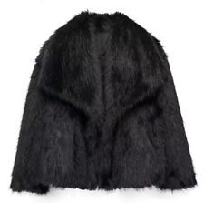 Pelliccia Donna Casual Nero