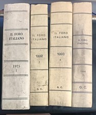 LOTTO LIBRI IL FORO ITALIANO