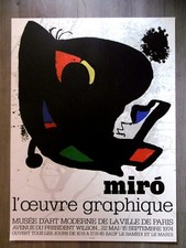 MIRO Joan Affiche originale