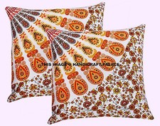 Coppia Pavone Mandala Cotone