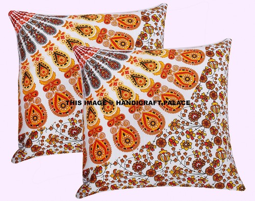 Coppia pavone mandala cotone - coppia,