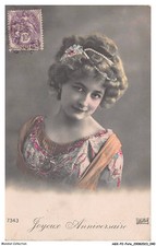 AGXP2-0058-FETE - Buon Compleanno - Ritratto Di Una Donna