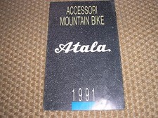 MOUNTAIN BIKE MTB ATALA  BROCHURE CATALOGO ACCESSORI 1991