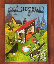 CASETTA UCCELLI  PRONTO DA COSTRUIRE SENZA COLLA SENZA FORBICI-LITO EDIT. 1978
