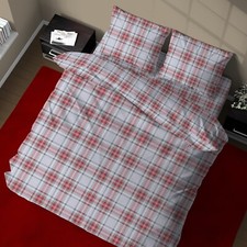 COPRIPIUMINO 100% COTONE KILT SCOZZESE GRIGIO PIAZZA MEZZ MADE ITALY CON PATELLA