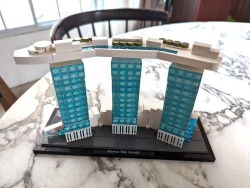Lego architecture marina bay - lego, architecture: