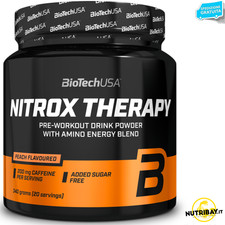Biotech Nitrox Therapy 340 gr Pre Workout con Arginina Beta Alanina Citrullina