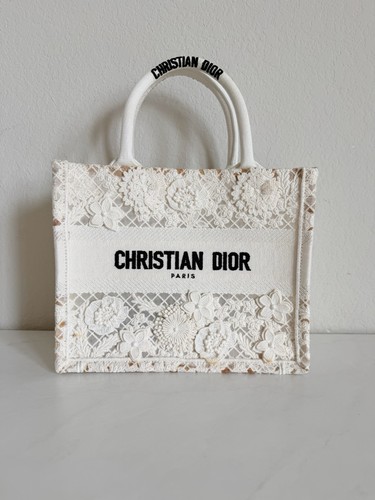 Dior white dlace - white, embroidered