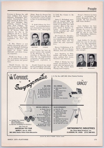 Swyngomatic coronet 1970 - swyngomatic,