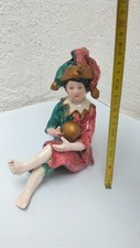 Statuina Arlecchino Ceramica