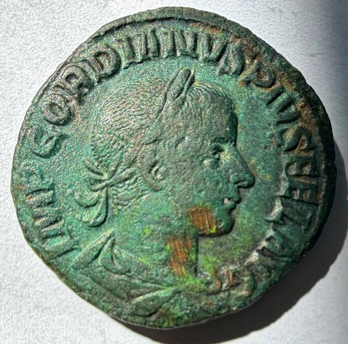 Gordiano iii sesterzio apollo - sesterzio,,