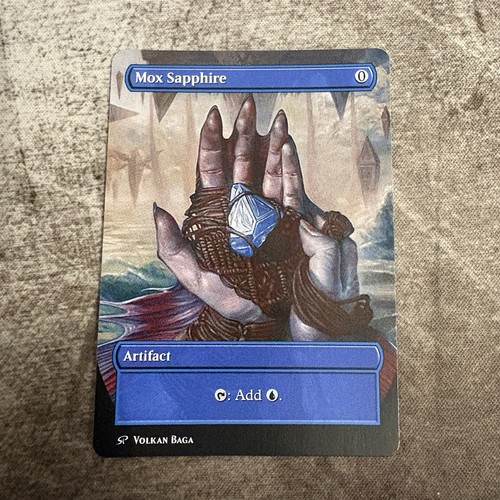 Mox sapphire custom art mtg - art,