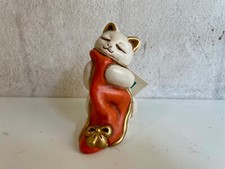 Gatto con coperta rossa Thun