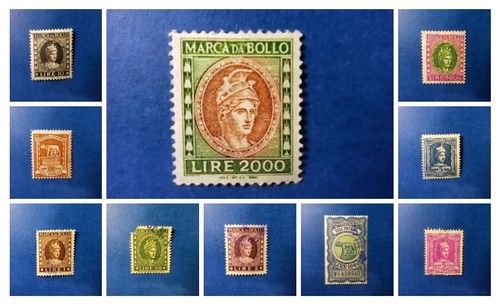 Lotto marche bollo - lotto, 10