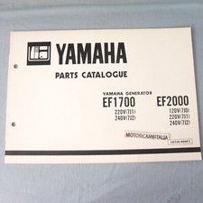 Per Yamaha ef1 1700 ef 2000 generatore catalogo ricambi parti motore manuale