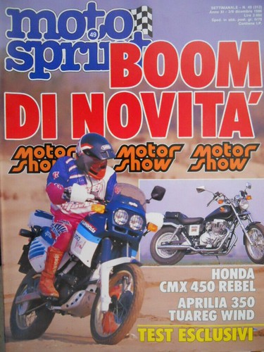 Motosprint 1986 poster - 49,