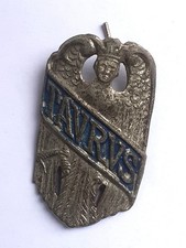 Logo stemma per  bici  epoca TAURUS in metallo, altezza mm 38, Bianchi  Maino