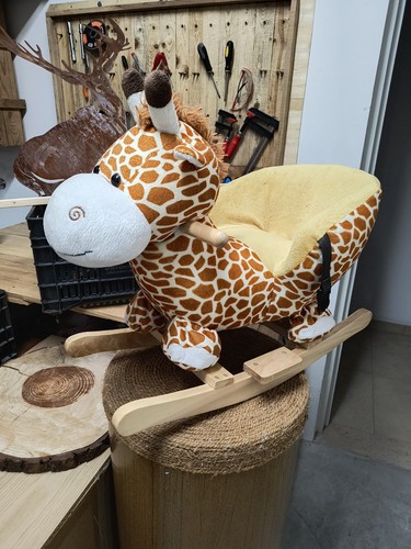 Homcom dondolo giraffa - homcom,