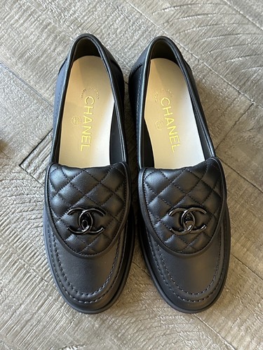 Mocassino chanel nero - mocassino,