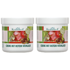 Krauterhof Crema per Gambe Piedi Affaticati 2X250 ml Vite Rossa e Ippocastano