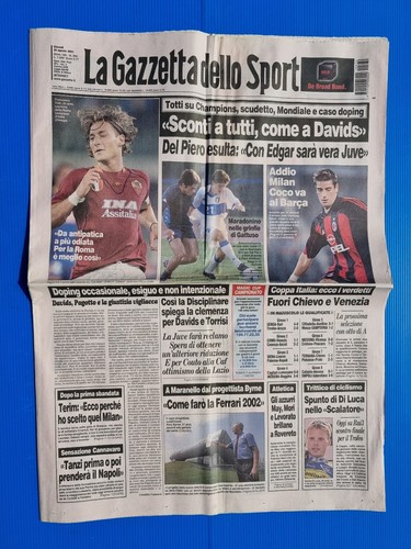 Gazzetta dello sport agosto - 30,