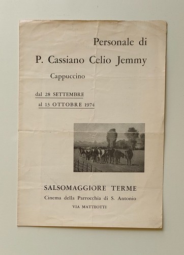 1974 mostra personale - mostra,