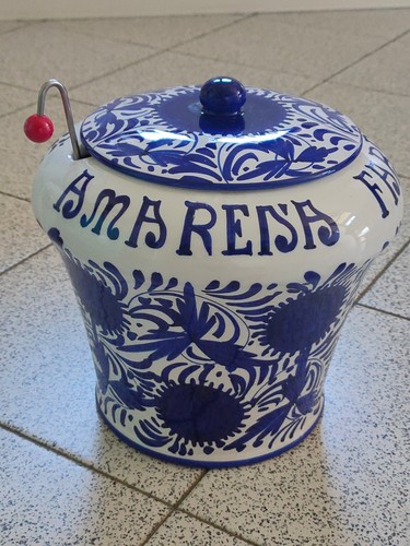 Vaso ceramica amarena fabbri - vaso,