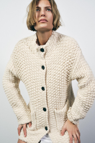 Cardigan zara 100 lana - cardigan,