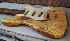 #202549 :: Baldman's Relic Stratocaster body in Heavy Relic Aged Olympic White