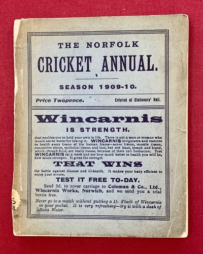 Cricket norfolk annuale - il,