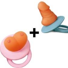 Ciuccio pisello pene + seno