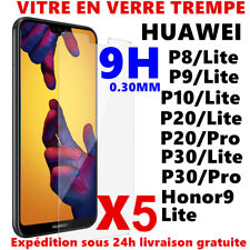 VITRE VERRE TREMPE FILM PROTECTION HUAWEI P9 P10 P20 LITE PRO P30 Pro P40 Lite