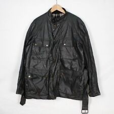 Giacca Belstaff in pelle colore nero taglia XXL da uomo