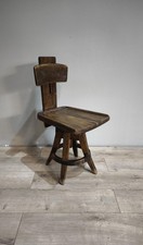 88668-2 Antico sgabello da