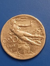 Italy  1908    20 Centesimi