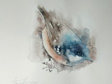 Scrittoio, uccellini, opera