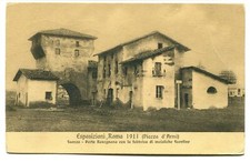 1911 Roma Esposiz. P.zza d'Armi Faenza Porta Rovegnana fabbrica maioliche Cervia