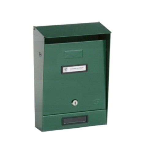 Cassetta postale con - , tetto